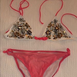Victoria’s Secret Sequin Bikini Top